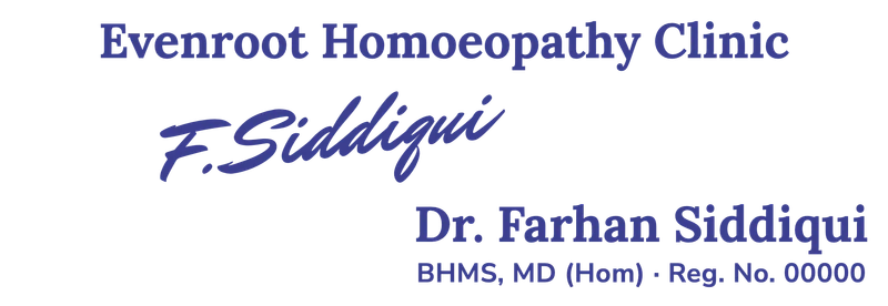 Seal and signature of Dr. Farhan Siddiqui