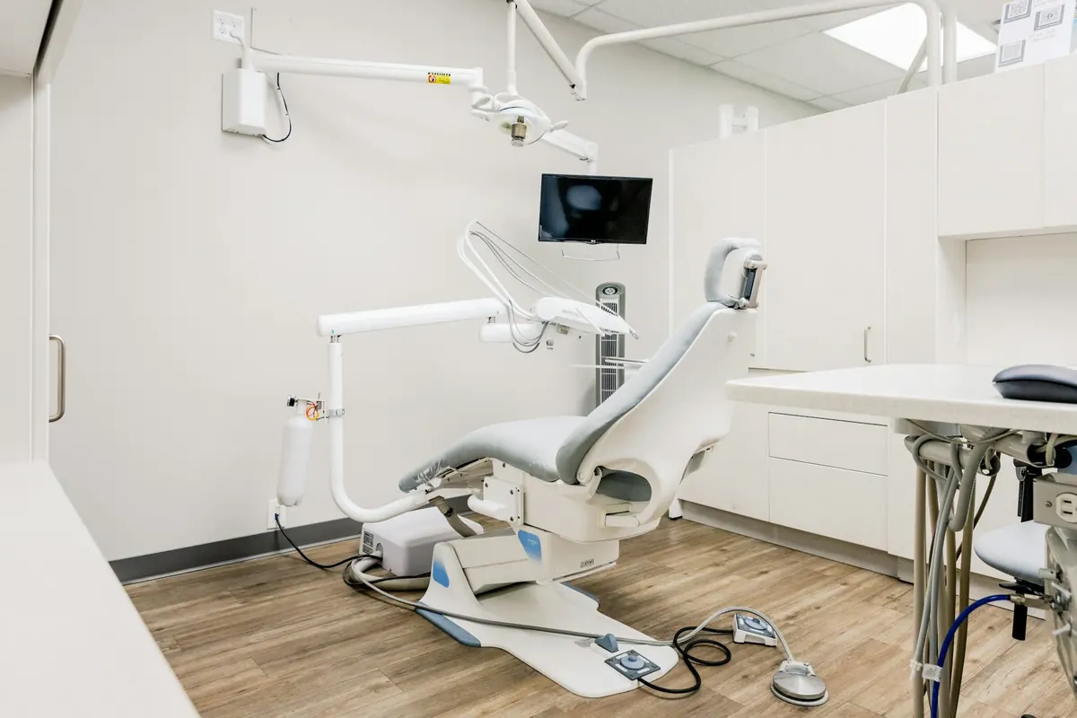 A dental treatment room